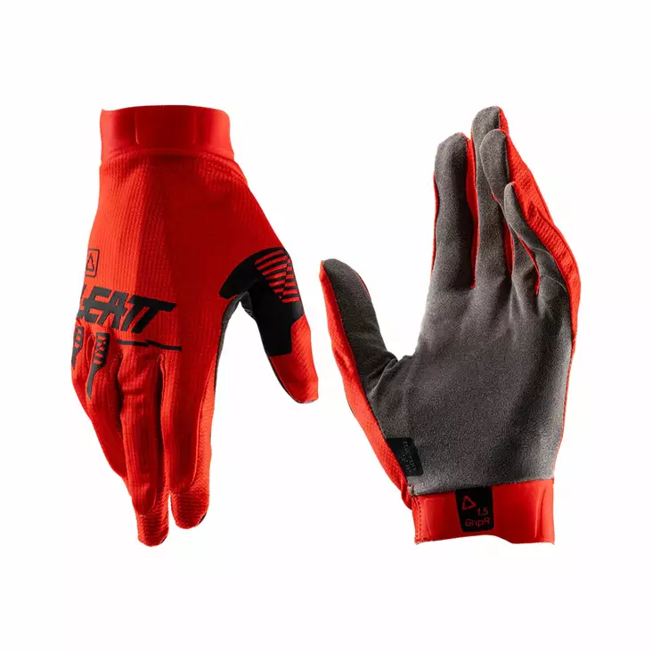 Leatt Glove Moto 1.5 GripR M/EU8/US9 Red - Duell ajovarusteet - 44231 - 1