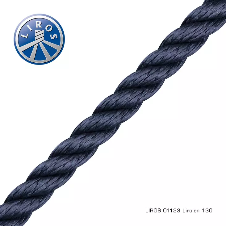 Lirolen Navy 8mm x 200m - Duell venetarvikkeet - 67081 - 1