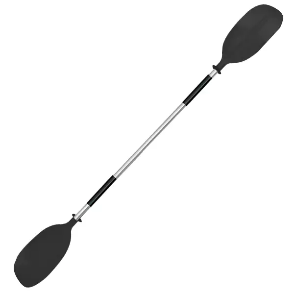OS KAYAK PADDLE 2 PCE - ASYMMETRIC BLADES 2170mm BLACK - Duell venetarvikkeet - 132141 - 1