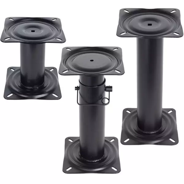OS SEAT PEDESTAL 13'' (330mm) BLACK EDC COATED - Duell venetarvikkeet - 132811 - 1