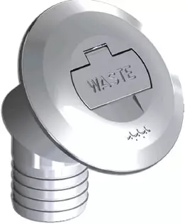 Osculati kansiruuvike messinki 30° WASTE 38mm - Duell venetarvikkeet - 5191 - 1