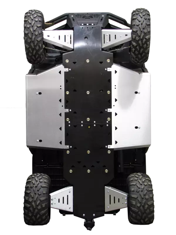 Polaris Ranger 900 Diesel / 800 HO Alumiini+Muovi-combo pohjapanssarisarja - Polaris Pohjapanssarit - 251 - 1
