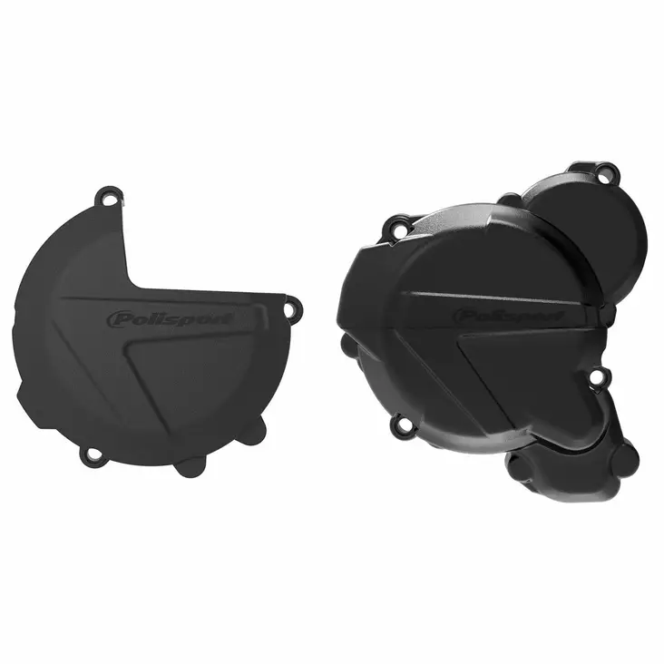 Polisport Kit Clutch+Igni. prot. EXC/XCW TE 250/300 (17-23) Black (24) - Duell MP varaosat ja tarvikkeet - 128671 - 1