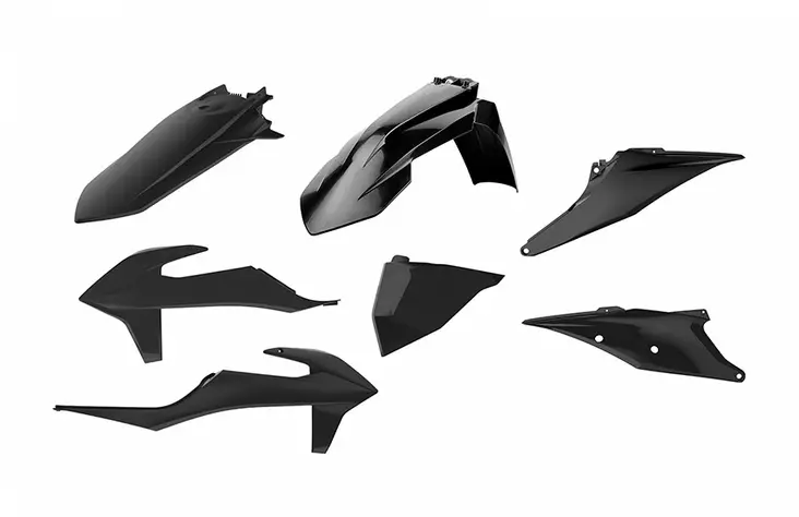 Polisport kit enduro standard KTM EXC/EXC-F (20-23) Black (1) - Duell MP varaosat ja tarvikkeet - 129751 - 1
