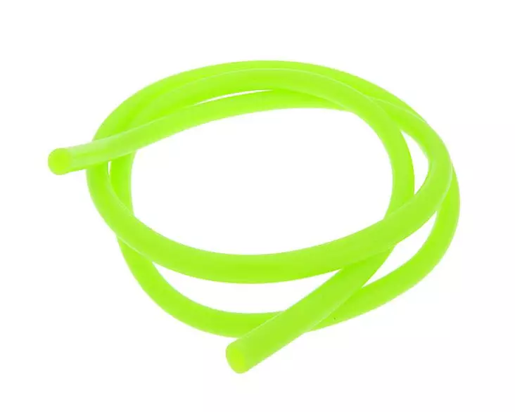 Polttoaineletku Ø 5mm / 1m Neonvihreä - Duell mopojen varaosat ja tarvikkeet - 21131 - 1