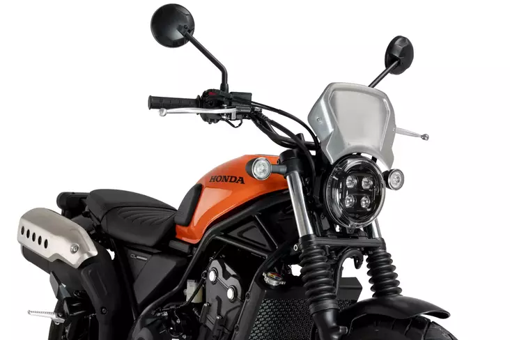 Puig Aluminium Front Plate Honda Cl 500 23'- C/Alumiini - Duell MP varaosat ja tarvikkeet - 96731 - 1