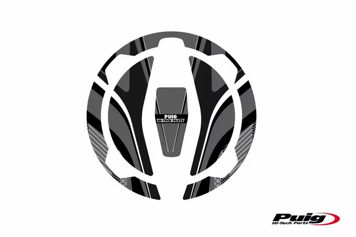 Puig Fuel Cap Cover Mod. Radikal Kawasaki C/Grey - Duell MP varaosat ja tarvikkeet - 91031 - 1