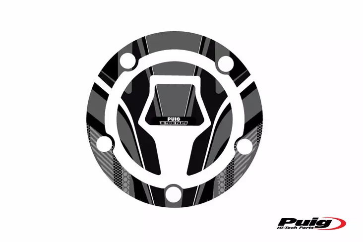 Puig Fuel Cap Cover Mod. Radikal Suzuki C/Grey - Duell MP varaosat ja tarvikkeet - 90941 - 1
