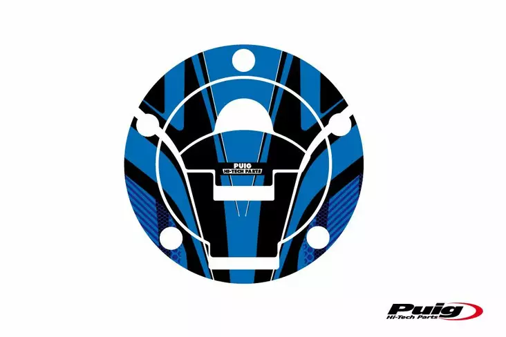 Puig Fuel Cap Cover Radical Ducati C/Blue - Duell MP varaosat ja tarvikkeet - 92421 - 1