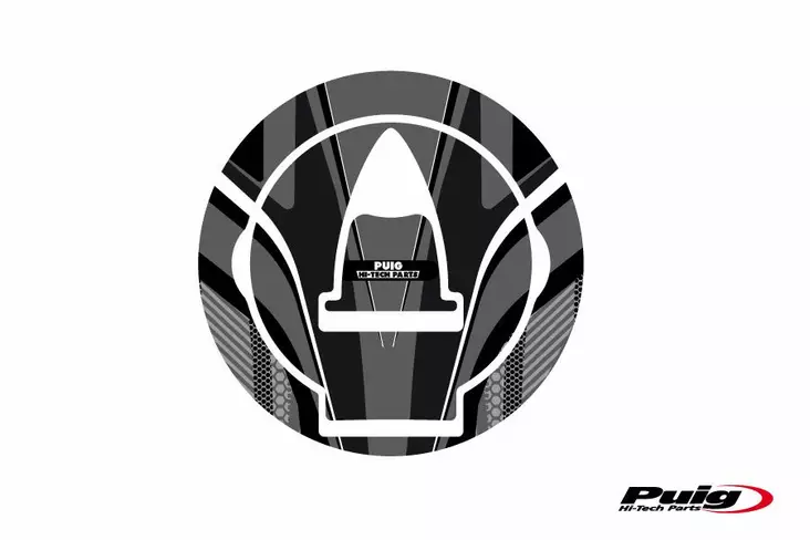 Puig Fuel Cap Cover Radical Ducati C/Grey - Duell MP varaosat ja tarvikkeet - 93081 - 1
