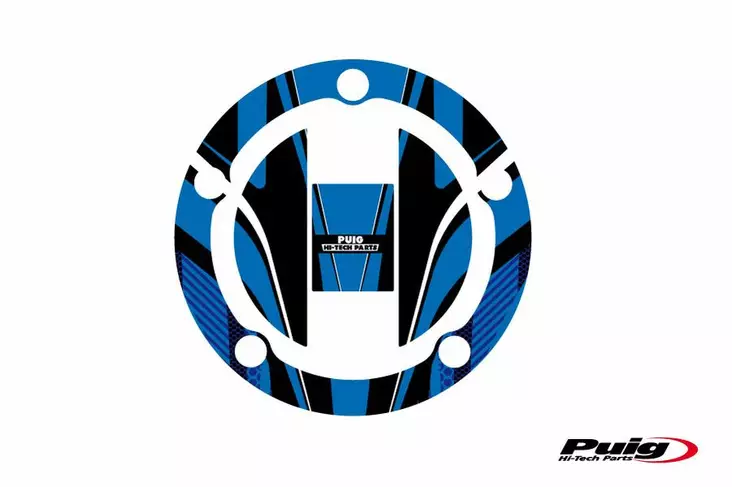 Puig Fuel Cap Cover Radical Suzuki C/Blue - Duell MP varaosat ja tarvikkeet - 92151 - 1