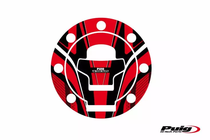 Puig Fuel Cap Cover Radical Suzuki C/Red - Duell MP varaosat ja tarvikkeet - 92841 - 1