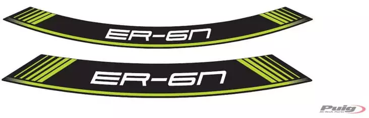 Puig Kit 8 Rim Strips Er6 C/Green - Duell MP varaosat ja tarvikkeet - 90761 - 1
