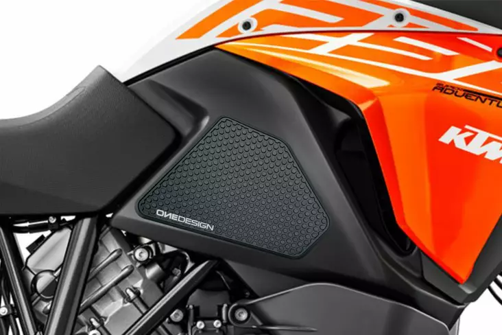Puig Lateral Tank Pads Ktm C/Black - Duell MP varaosat ja tarvikkeet - 99751 - 1