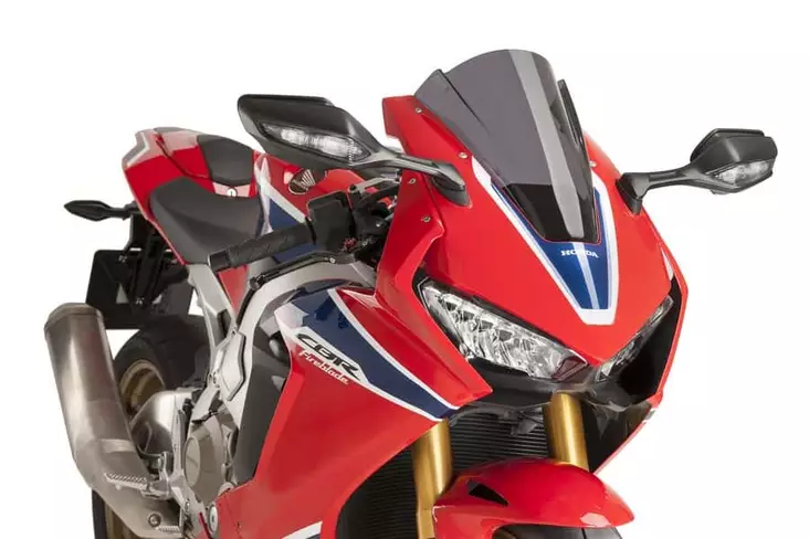 Puig Racing Screen Honda Cbr1000Rr 17-18'' C/Dark Smoke - Duell MP varaosat ja tarvikkeet - 90621 - 1