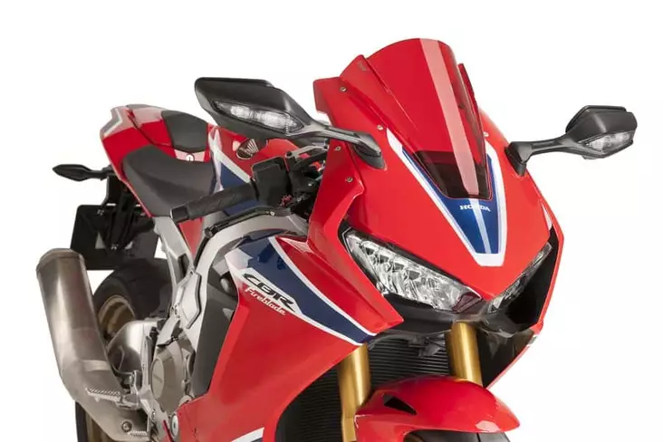 Puig Racing Screen Honda Cbr1000Rr 17-18'' C/Red - Duell MP varaosat ja tarvikkeet - 90391 - 1