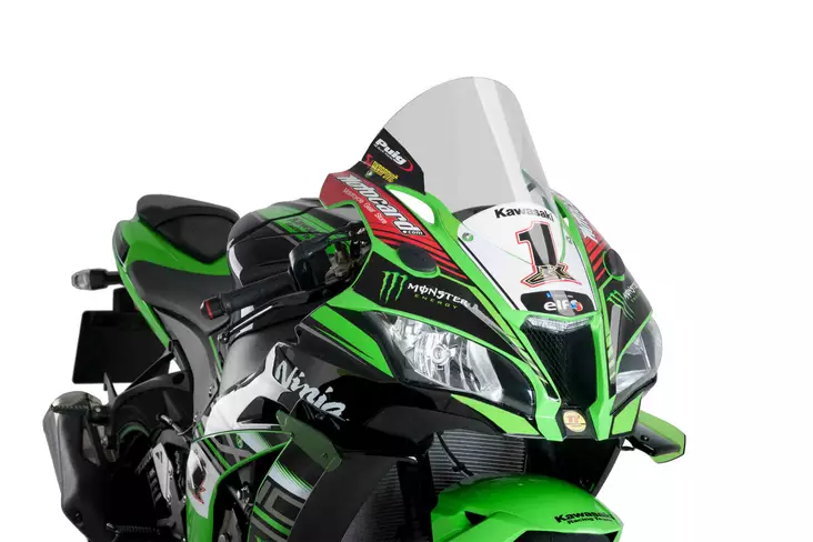 Puig Racing Screen Kawasaki Zx-10R/Rr 16'-18' C/Clear - Duell MP varaosat ja tarvikkeet - 89721 - 1