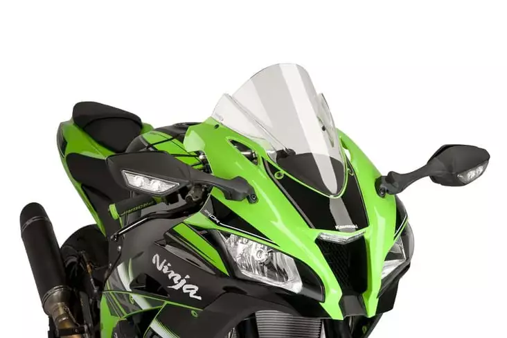 Puig Racing Screen Kawasaki Zx-10R/Rr 16'-18'C/Clear - Duell MP varaosat ja tarvikkeet - 90521 - 1