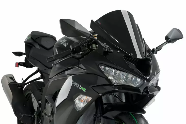 Puig Racing Screen Kawasaki Zx-6R 18' C/Black - Duell MP varaosat ja tarvikkeet - 94111 - 1