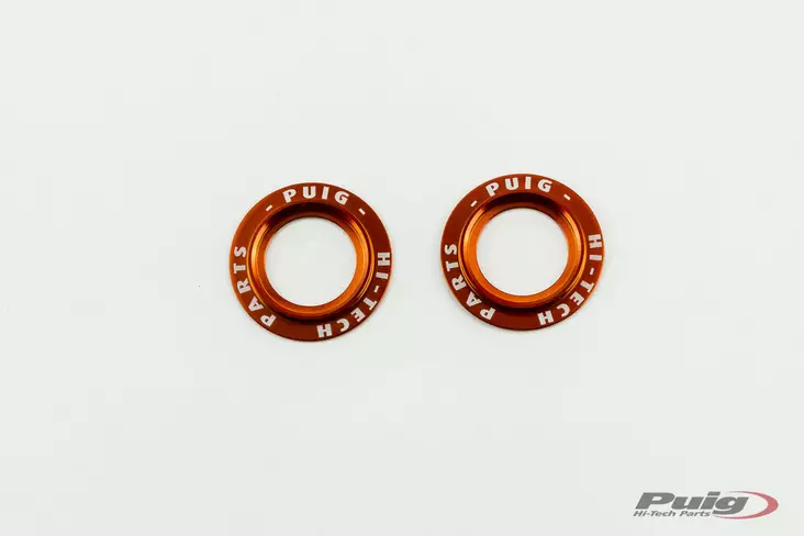 Puig set of orange aluminium rings for PHB swing protector - Duell MP varaosat ja tarvikkeet - 98721 - 1