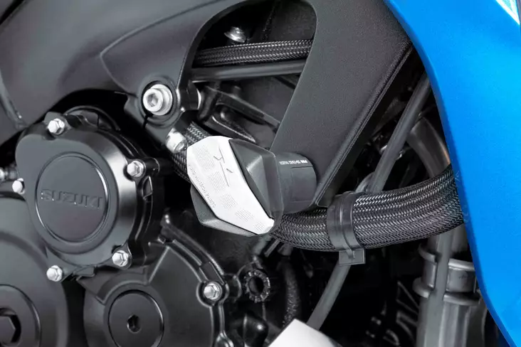 Puig spare rubbers for crash pads R12 C/White - Duell MP varaosat ja tarvikkeet - 92601 - 1