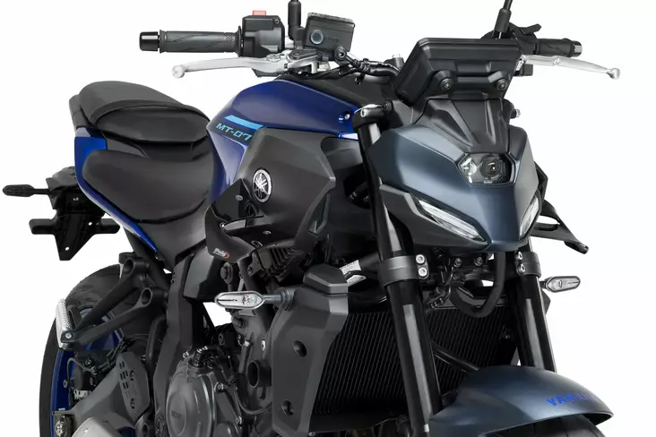 Puig Spoilers D12 Yamaha Mt-07 25' C/Black - Duell MP varaosat ja tarvikkeet - 96071 - 1