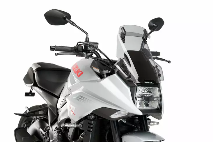 Puig Touring Screen W/Visor Suzuki Katana 19' C/Smoke - Duell MP varaosat ja tarvikkeet - 94261 - 1