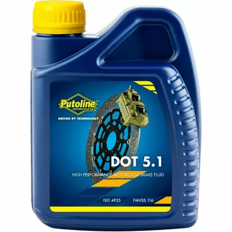 Putoline Brakefluid DOT 5.1- 500 ml (12) - Duell öljyt ja muut nesteet - 61351 - 1