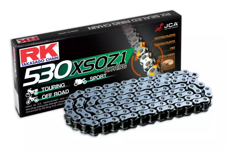 RK 530XSOZ1 RX-rengasketju +CLF(Niittil.) - Duell MP varaosat ja tarvikkeet - 116731 - 1