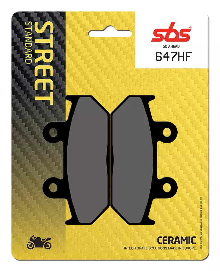 Sbs Jarrupalat Ceramic - Duell MP varaosat ja tarvikkeet - 123711 - 1