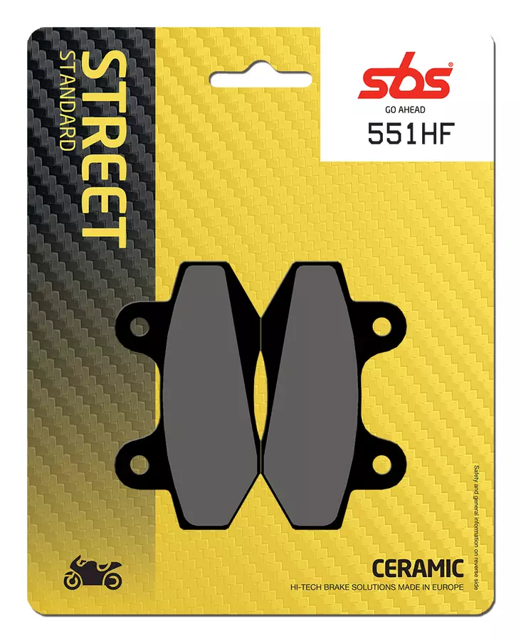Sbs Jarrupalat Ceramic - Duell MP varaosat ja tarvikkeet - 123891 - 1
