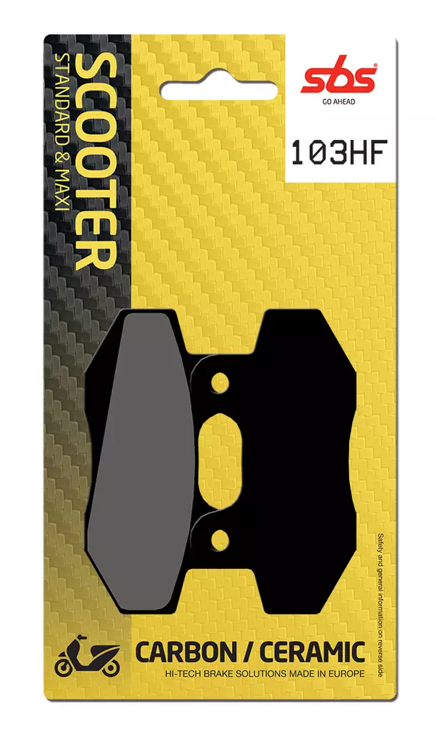 Sbs Jarrupalat Ceramic (551HF) - Duell MP varaosat ja tarvikkeet - 124381 - 1
