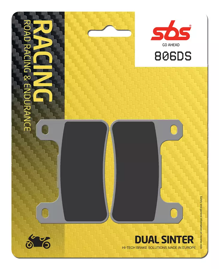 Sbs Jarrupalat Dual Sinter - Duell MP varaosat ja tarvikkeet - 123881 - 1