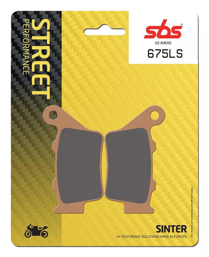 Sbs Jarrupalat Sintered Taakse - Duell MP varaosat ja tarvikkeet - 123421 - 1