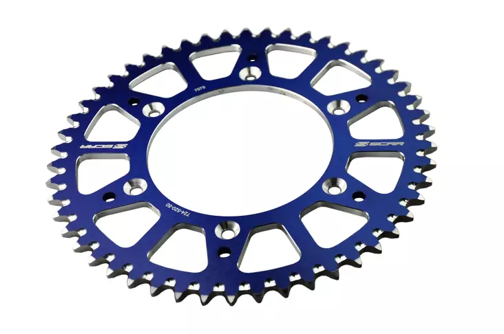 Scar Alu Sprocket - SHERCO / Old GASGAS - 51 Teeth - Blue color - Duell MP varaosat ja tarvikkeet - 74851 - 1