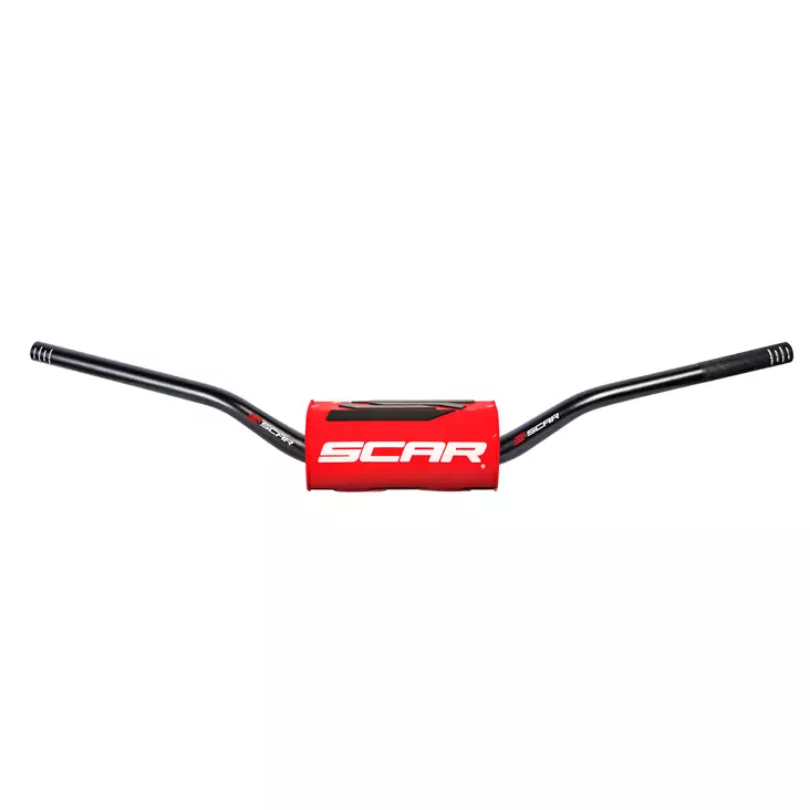 Scar Handlebar O² Ø28,6 (1 1/8”) - Villopoto/Stewart - Red color - Duell MP varaosat ja tarvikkeet - 76071 - 1