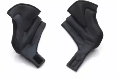Schuberth C4 PRO/C4 BASIC Cheekpads size 55/59/63/65 light grey 15mm - Duell ajovarusteet - 64241 - 1