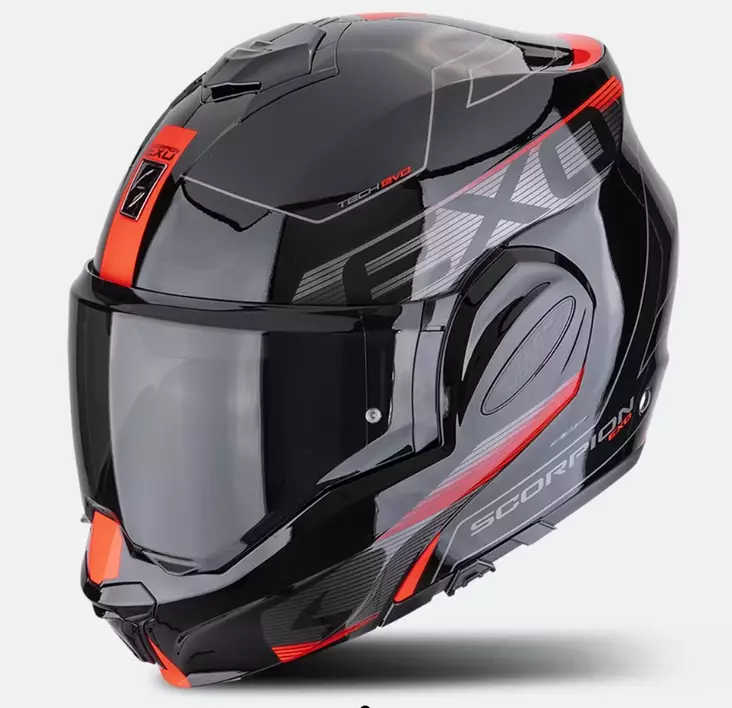 SCORPION EXO-TECH EVO TRAVELLER Black-Red, S - Duell ajovarusteet - 50471 - 1