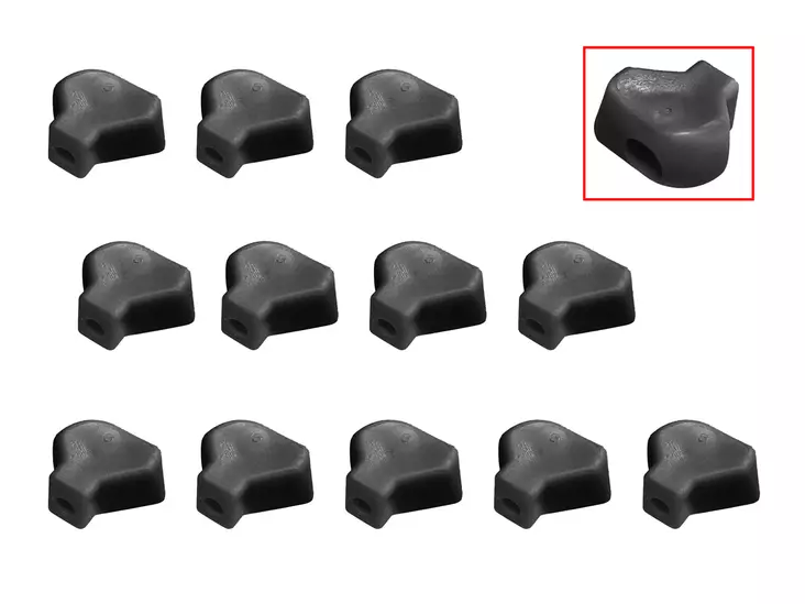 Sno-X Liukunasta teflon Polaris / 12kpl - Duell MK varaosat ja tarvikkeet - 24321 - 1