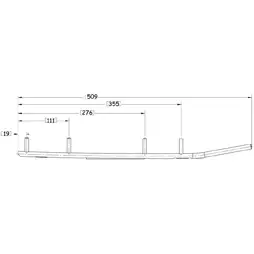Sno-X Ripper Four Ohjausrauta pari 4" Kovametalli - Duell MK varaosat ja tarvikkeet - 22591 - 1