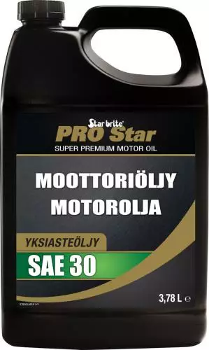 Star brite Moottoriöljy SAE30 diesel- ja bens.moottoreihin 3.78L - Duell venetarvikkeet - 133061 - 1