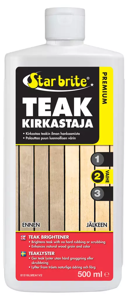 Star brite Teakin kirkaste 500ml - Duell venetarvikkeet - 132451 - 1