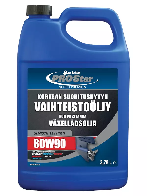 Star brite Vaihteistoöljy 80W90 synt. 3.78L - Duell venetarvikkeet - 132481 - 1