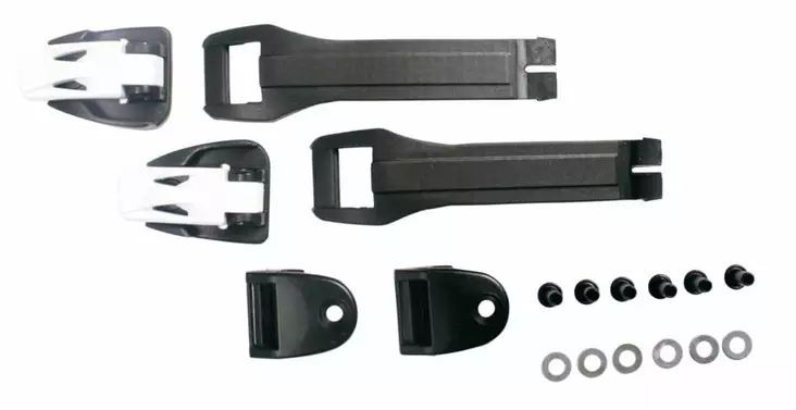TCX COMP Junior Strap kit black/white 2pcs - Duell ajovarusteet - 47401 - 1
