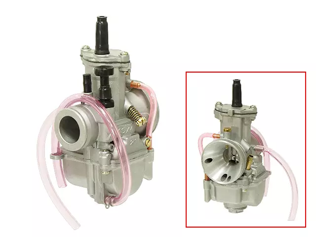 Tec-X Kaasutin 21mm Flat side Racing Käsiryyppy - Duell mopojen varaosat ja tarvikkeet - 115451 - 1