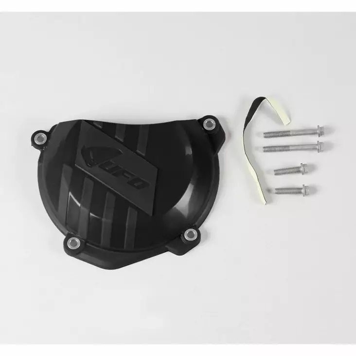 UFO Clutch cover SXF250/350 16-EXCF250/350 17-FC250/350 16-FE250/350 17- Blac - Duell MP varaosat ja tarvikkeet - 49821 - 1