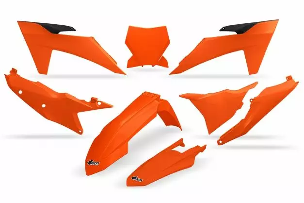 UFO Muovisarja 5-osainen Oranssi 127 KTM SX/SXF125-450 23-24 - Duell MP varaosat ja tarvikkeet - 47321 - 1
