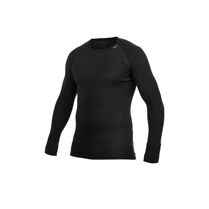 Woolpower Crewneck Merino aluspaita musta, XS - Duell ajovarusteet - 58301 - 1
