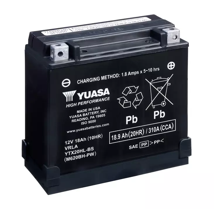 Yuasa akku YTX20HL-BS-PW (cp) with acid pack tt - Duell muut varaosat ja tarvikkeet - 131111 - 1