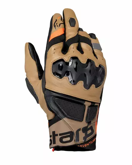 Alpinestars Hanska Belize v3 Drystar Musta/Ruskea/Hiekka, 3XL - Duell ajovarusteet - 40451 - 1